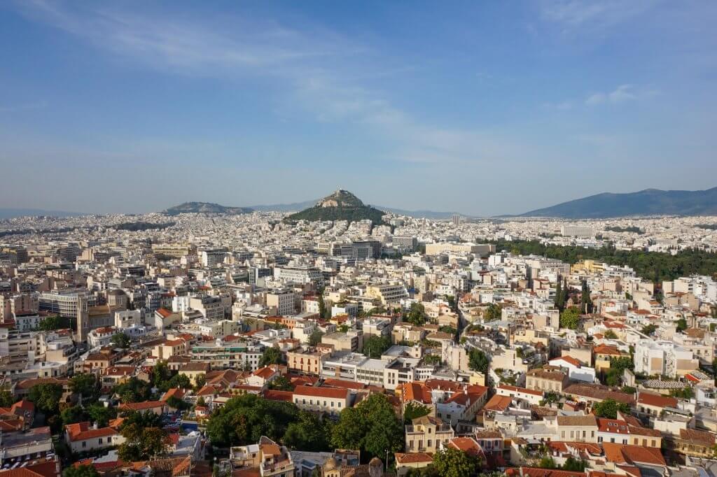 views of athens city