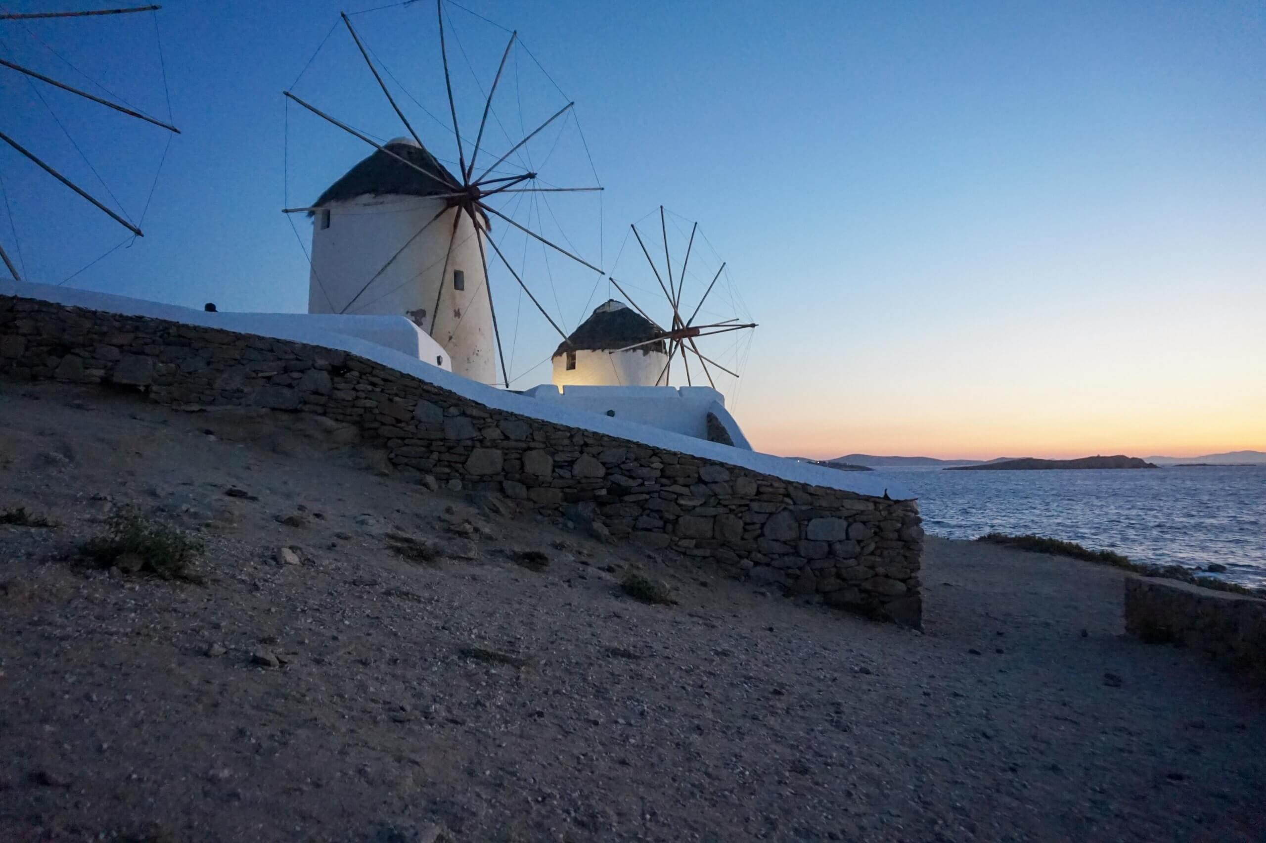 Windmills in Mykonos