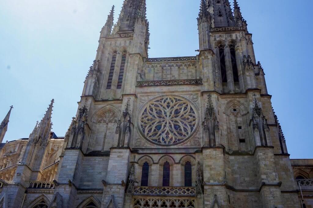 Bordeaux cathedral during the day