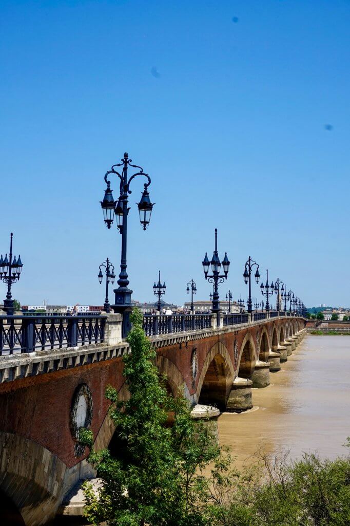 Pont Pierre in Bordeaux France during the day