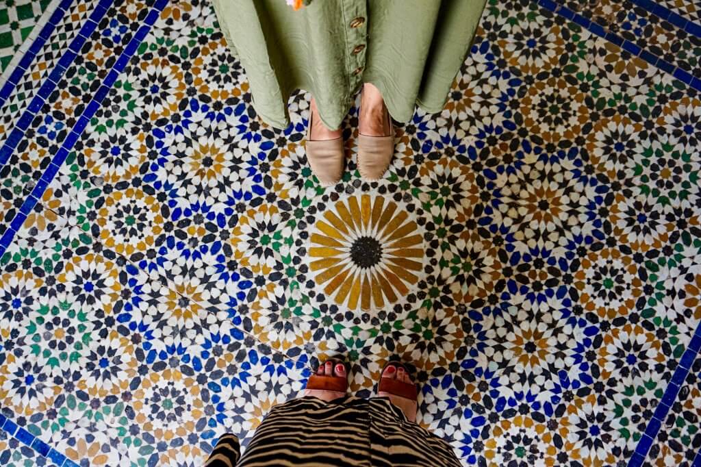 tile patterns in morocco