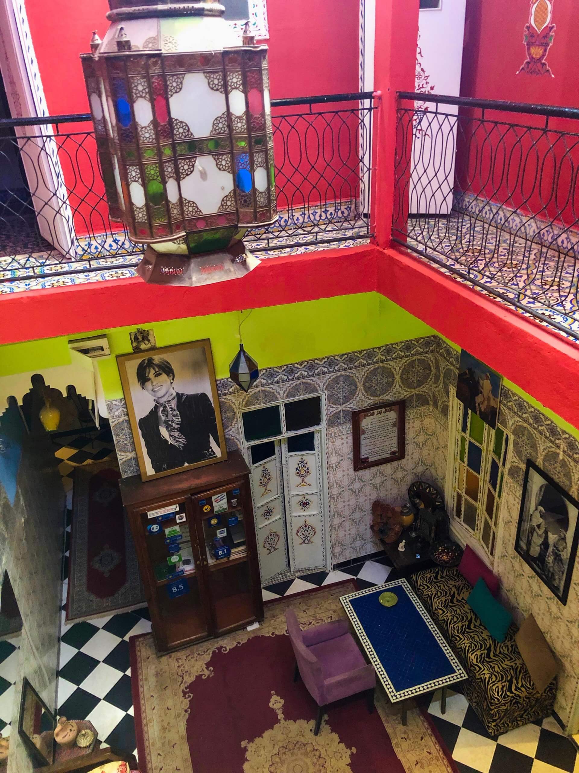 hostel rouge in marrakech morocco